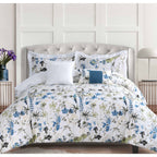 Ensemble de couette surdimensionnée Amalfi 5 pièces en coton 300 fils