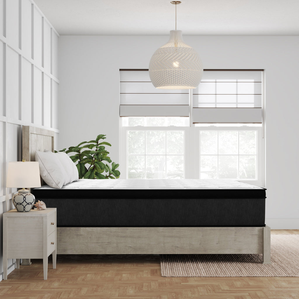 Matelas hybride Amaris, 14 pouces, mousse à mémoire de forme infusée de cuivre rafraîchissante, Euro Top, certifié CertiPUR US et Greenguard Gold