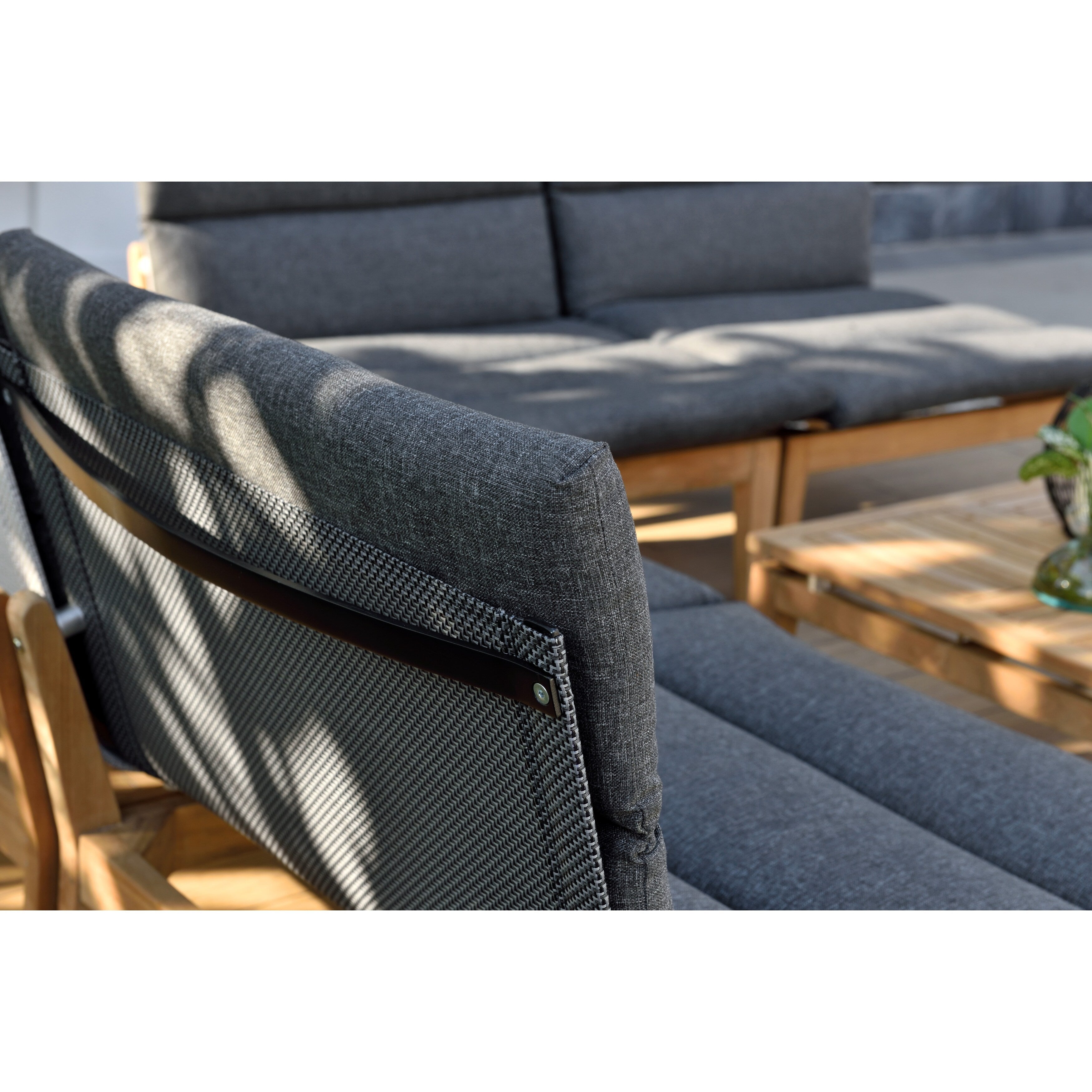 Ensemble de 6 sièges d'extérieur en teck FSC Amazonia Arnhou