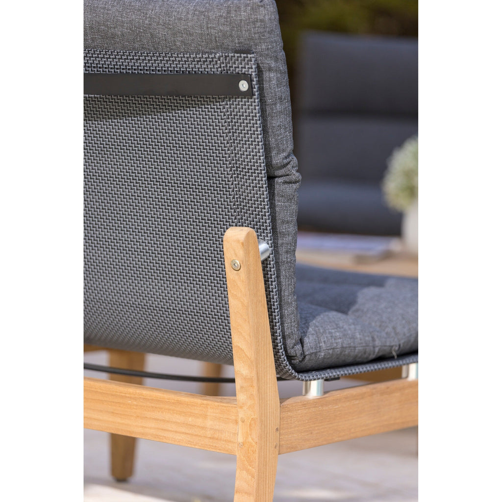 Ensemble de 6 sièges d'extérieur en teck FSC Amazonia Arnhou