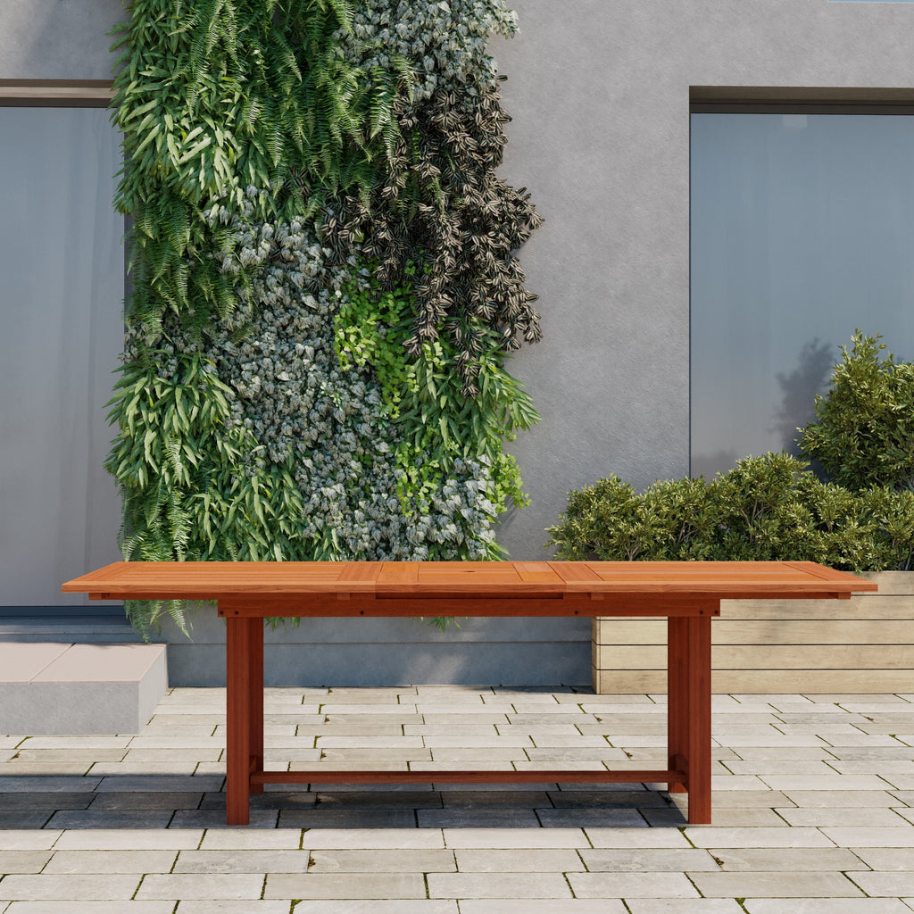 Ensemble de salle à manger d'extérieur Amazonia Cosmopolitan 9 pièces en bois FSC