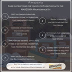 Ensemble de salle à manger d'extérieur Amazonia Cosmopolitan 9 pièces en bois FSC