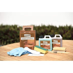 Ensemble de salle à manger rectangulaire Amazonia Deluxe Hawaii en bois et résine, 9 pièces