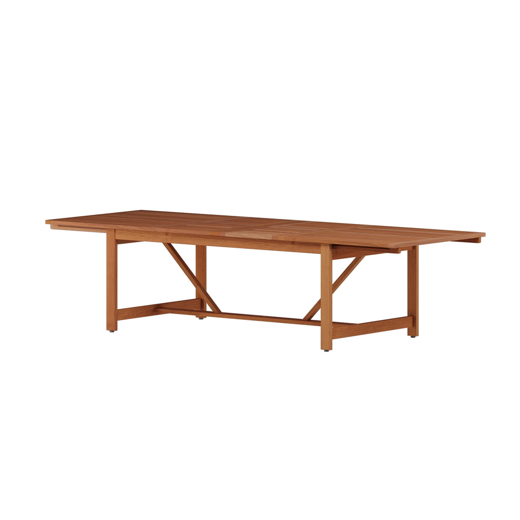 Ensemble de salle à manger d'extérieur Amazonia Macker 11 pièces en bois certifié FSC