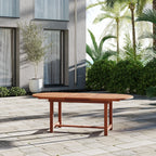 Ensemble de salle à manger d'extérieur Amazonia Miller en bois certifié FSC, 7 pièces - 7 pièces