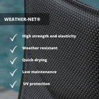 Ensemble de salle à manger d'extérieur Amazonia Miller en bois certifié FSC, 7 pièces - 7 pièces