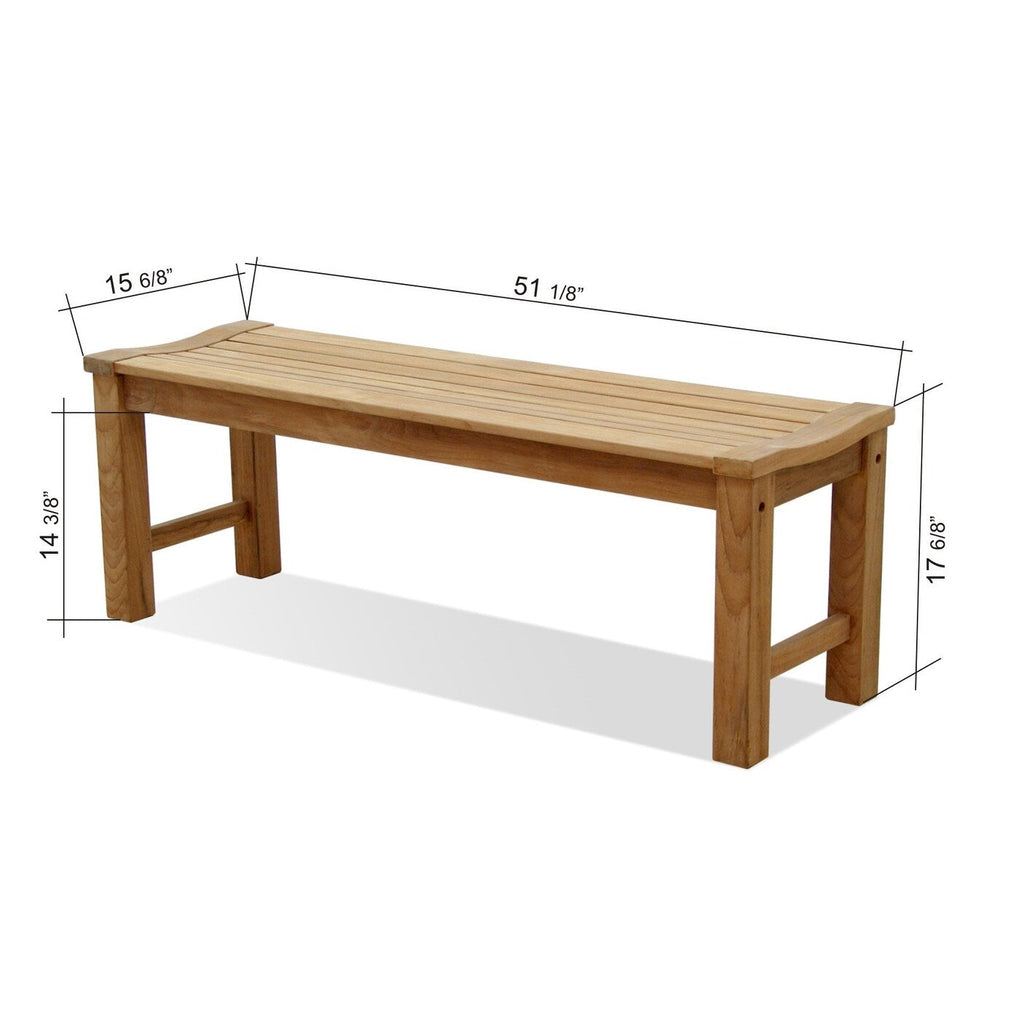 Ensemble de salle à manger d'extérieur Amazonia Piccola en bois FSC, 7 pièces