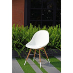 Ensemble de salle à manger rectangulaire de 11 pièces en teck Amazonia Bonita blanc