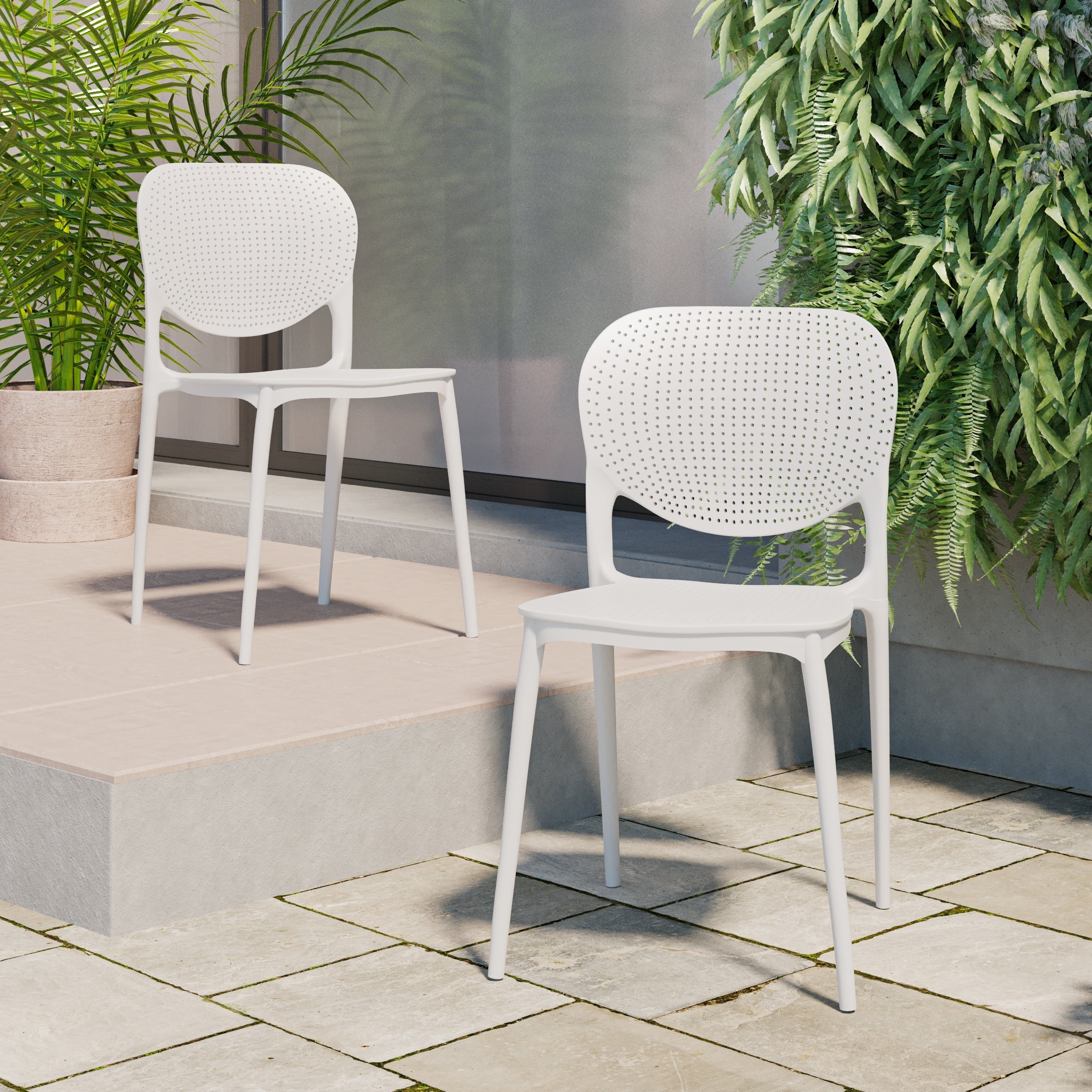 Ensemble de salle à manger extensible d'extérieur en teck Amazonia Pierrer