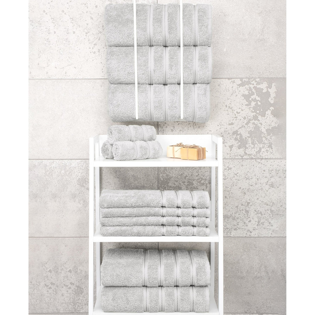 Serviettes de bain turques 100 % coton American Soft Linen, grandes, lot de 4, qualité hôtelière de luxe, ensembles de salle de bain