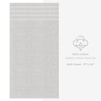 Serviettes de bain turques 100 % coton American Soft Linen, grandes, lot de 4, qualité hôtelière de luxe, ensembles de salle de bain