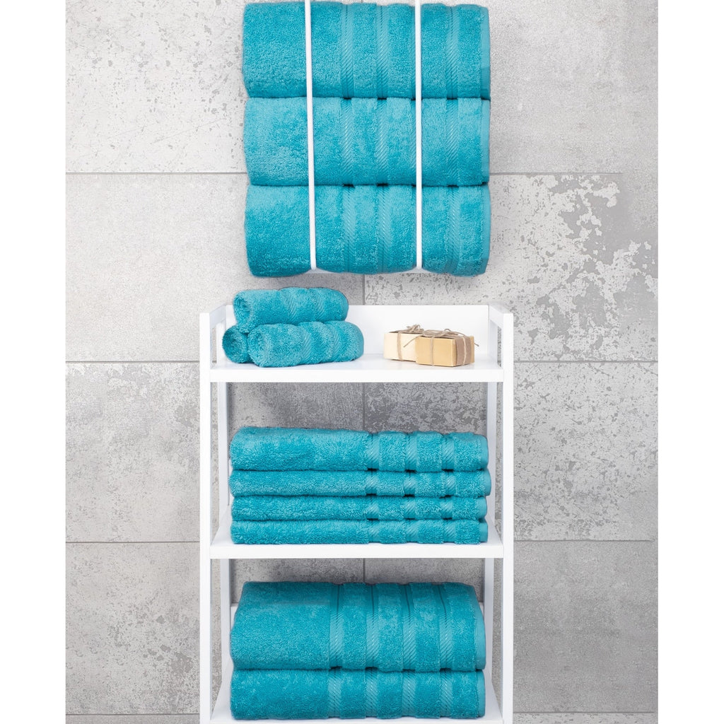 Serviettes de bain turques 100 % coton American Soft Linen, grandes, lot de 4, qualité hôtelière de luxe, ensembles de salle de bain