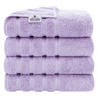 Serviettes de bain turques 100 % coton American Soft Linen, grandes, lot de 4, qualité hôtelière de luxe, ensembles de salle de bain