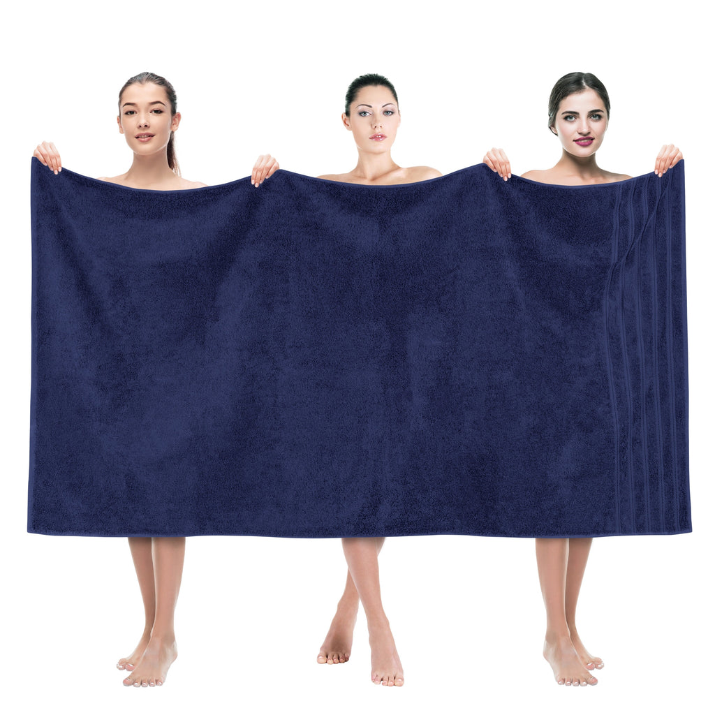 Serviette de bain géante 100 % coton American Soft Linen 35 x 70 cm Serviettes de qualité supérieure et de luxe