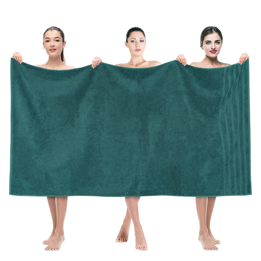 Serviette de bain géante 100 % coton American Soft Linen 35 x 70 cm Serviettes de qualité supérieure et de luxe