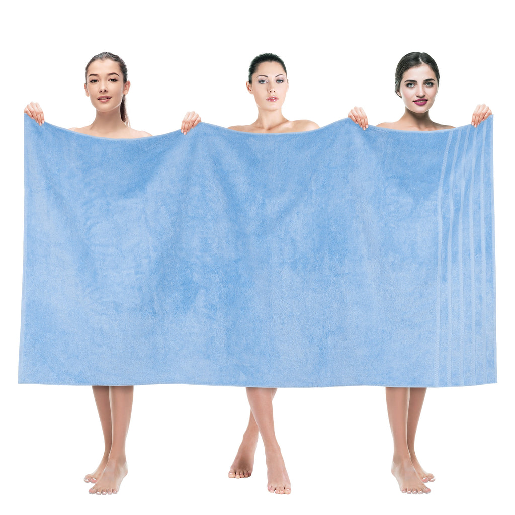 Serviette de bain géante 100 % coton American Soft Linen 35 x 70 cm Serviettes de qualité supérieure et de luxe