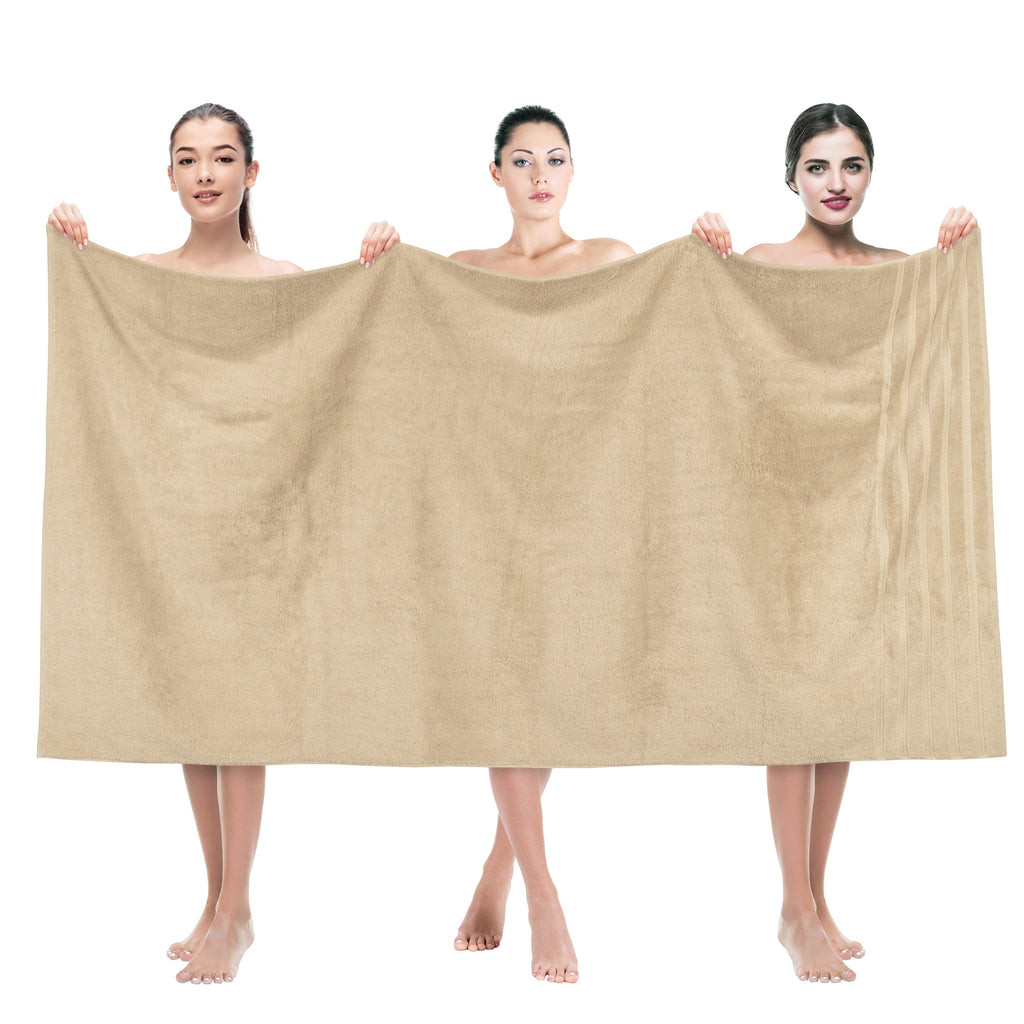 Serviette de bain géante 100 % coton American Soft Linen 35 x 70 cm Serviettes de qualité supérieure et de luxe