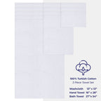 Ensemble de serviettes de bain 3 pièces 100 % coton Serviettes de bain turques de luxe Serviettes de toilette extra larges Serviettes de visage Ensemble de liquidation