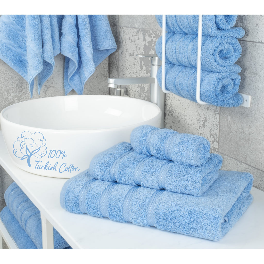 Ensemble de serviettes de bain 3 pièces 100 % coton Serviettes de bain turques de luxe Serviettes de toilette extra larges Serviettes de visage Ensemble de liquidation