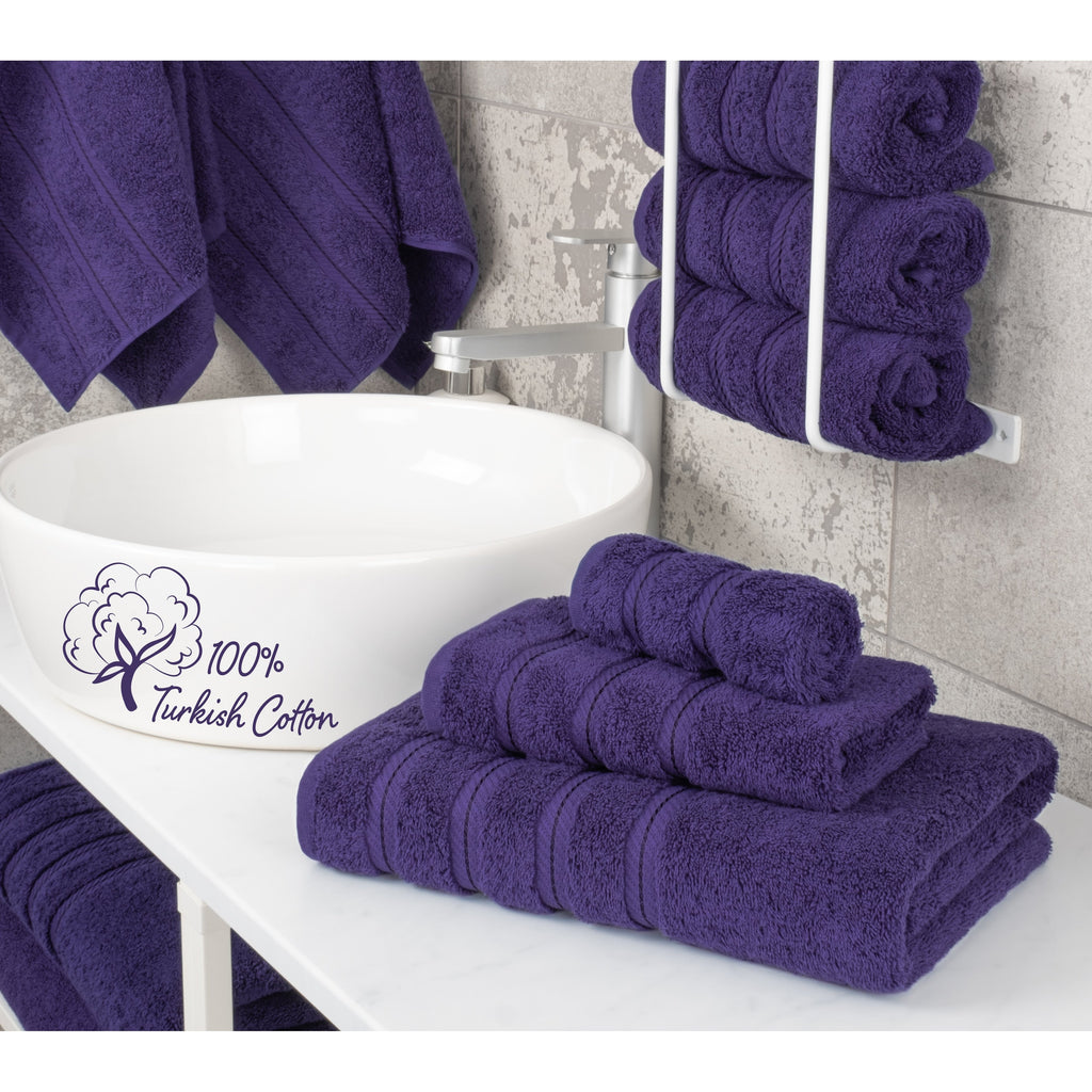 Ensemble de serviettes de bain 3 pièces 100 % coton Serviettes de bain turques de luxe Serviettes de toilette extra larges Serviettes de visage Ensemble de liquidation