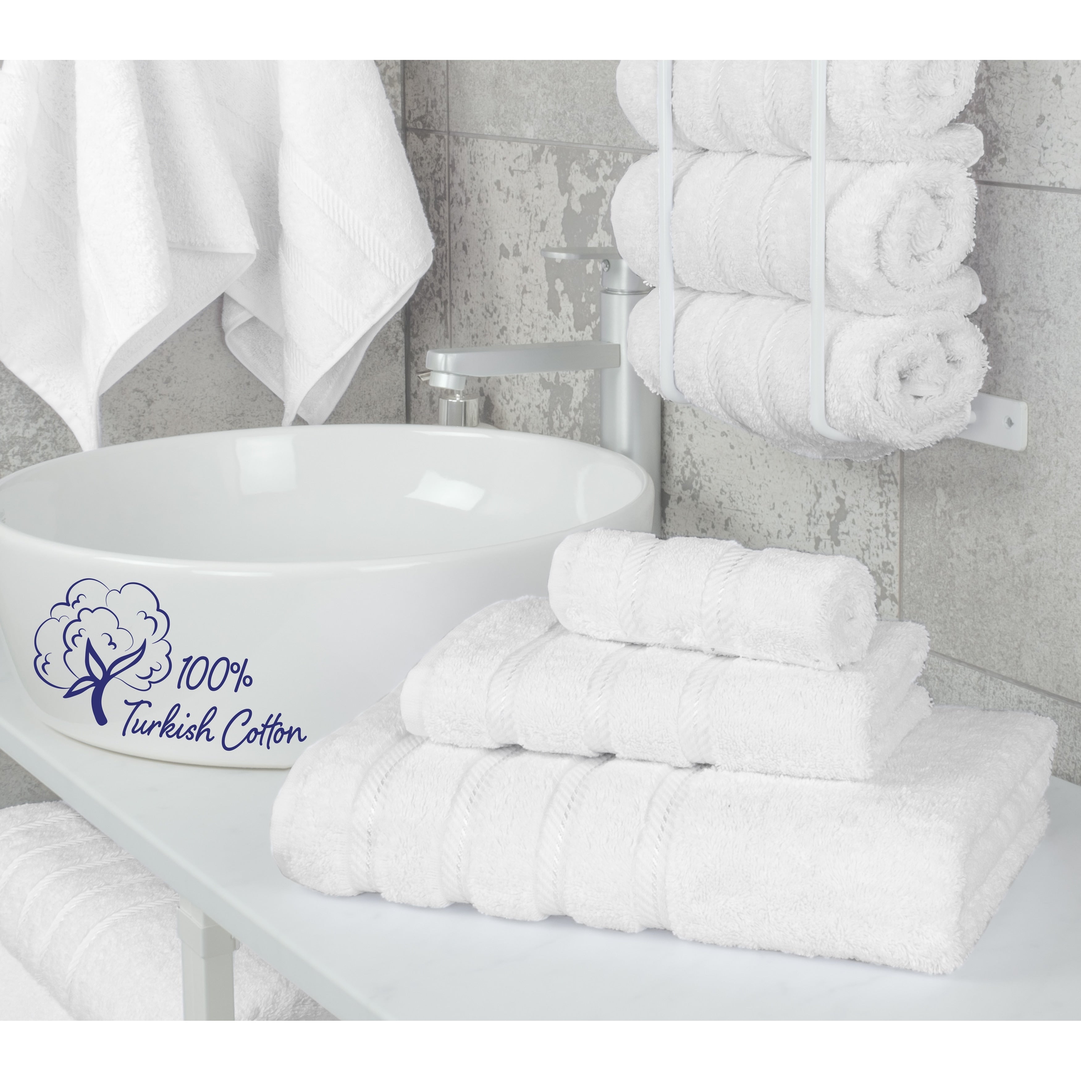 Ensemble de serviettes de bain 3 pièces 100 % coton Serviettes de bain turques de luxe Serviettes de toilette extra larges Serviettes de visage Ensemble de liquidation