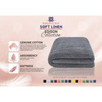 Serviette de bain turque extra large de qualité supérieure, douce et luxueuse, 100 % coton filé à l'anneau, 40 x 80 pouces, American Soft Linen