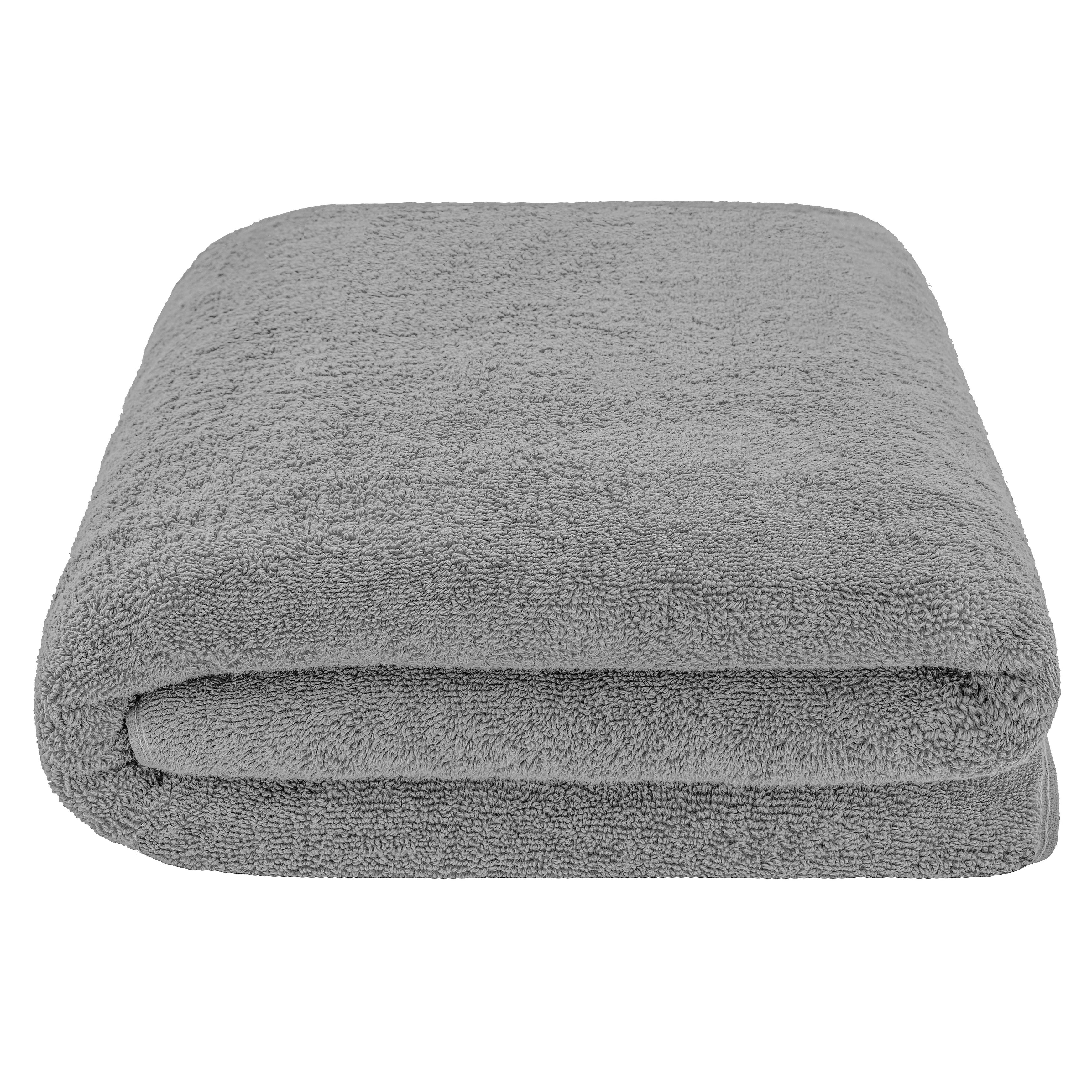 Serviette de bain turque extra large de qualité supérieure, douce et luxueuse, 100 % coton filé à l'anneau, 40 x 80 pouces, American Soft Linen