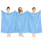 Serviette de bain turque extra large de qualité supérieure, douce et luxueuse, 100 % coton filé à l'anneau, 40 x 80 pouces, American Soft Linen