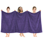 Serviette de bain turque extra large de qualité supérieure, douce et luxueuse, 100 % coton filé à l'anneau, 40 x 80 pouces, American Soft Linen