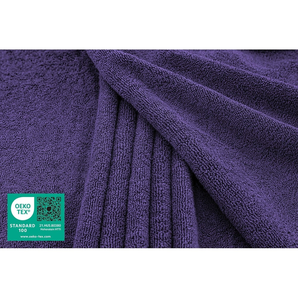 Serviette de bain turque extra large de qualité supérieure, douce et luxueuse, 100 % coton filé à l'anneau, 40 x 80 pouces, American Soft Linen