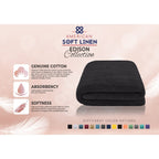 Serviette de bain turque extra large de qualité supérieure, douce et luxueuse, 100 % coton filé à l'anneau, 40 x 80 pouces, American Soft Linen