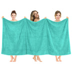 Serviette de bain turque extra large de qualité supérieure, douce et luxueuse, 100 % coton filé à l'anneau, 40 x 80 pouces, American Soft Linen