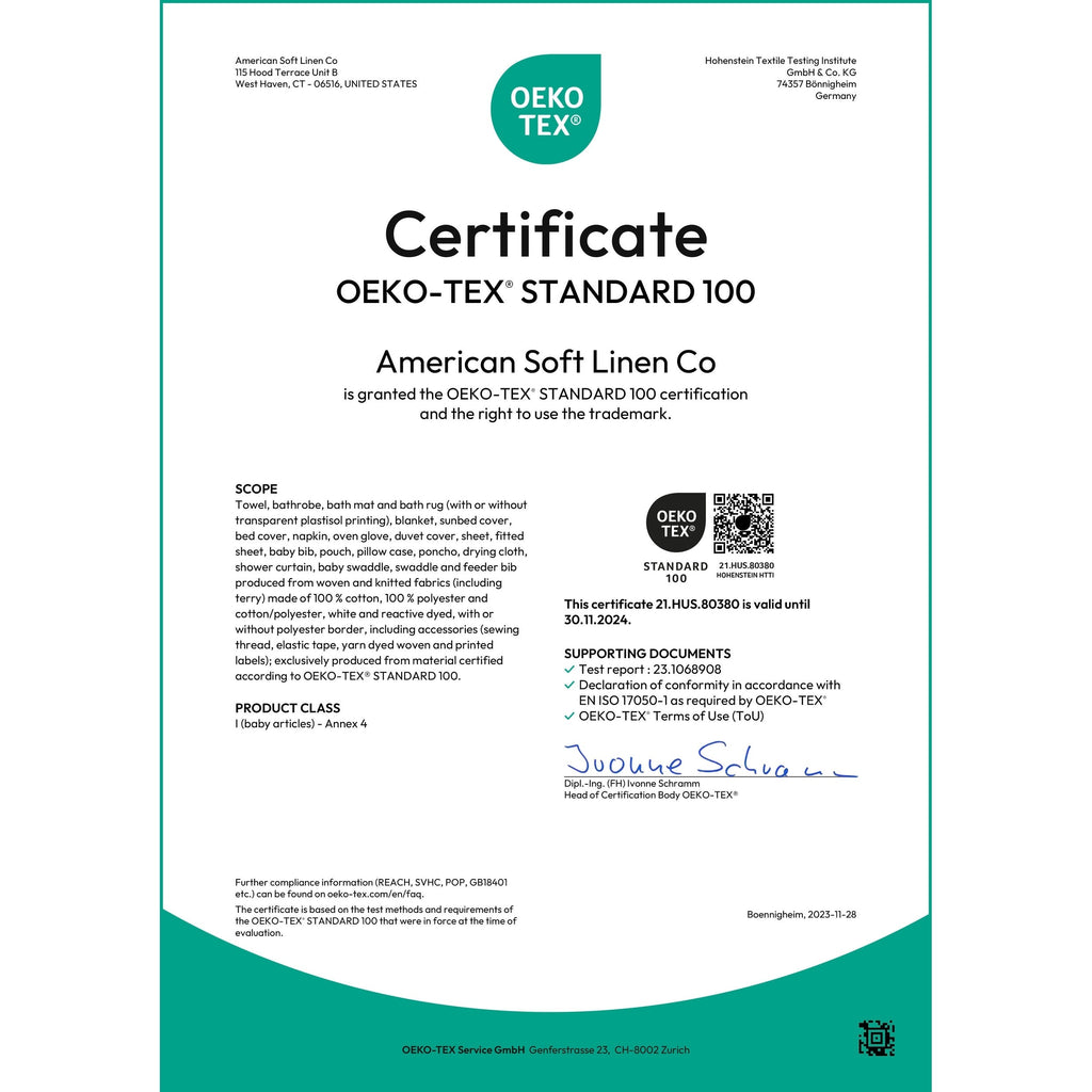 Ensemble de serviettes de bain de luxe 6 pièces en lin doux américain, 2 serviettes de bain, 2 essuie-mains et 2 débarbouillettes, serviettes turques 100 % coton pour salle de bain