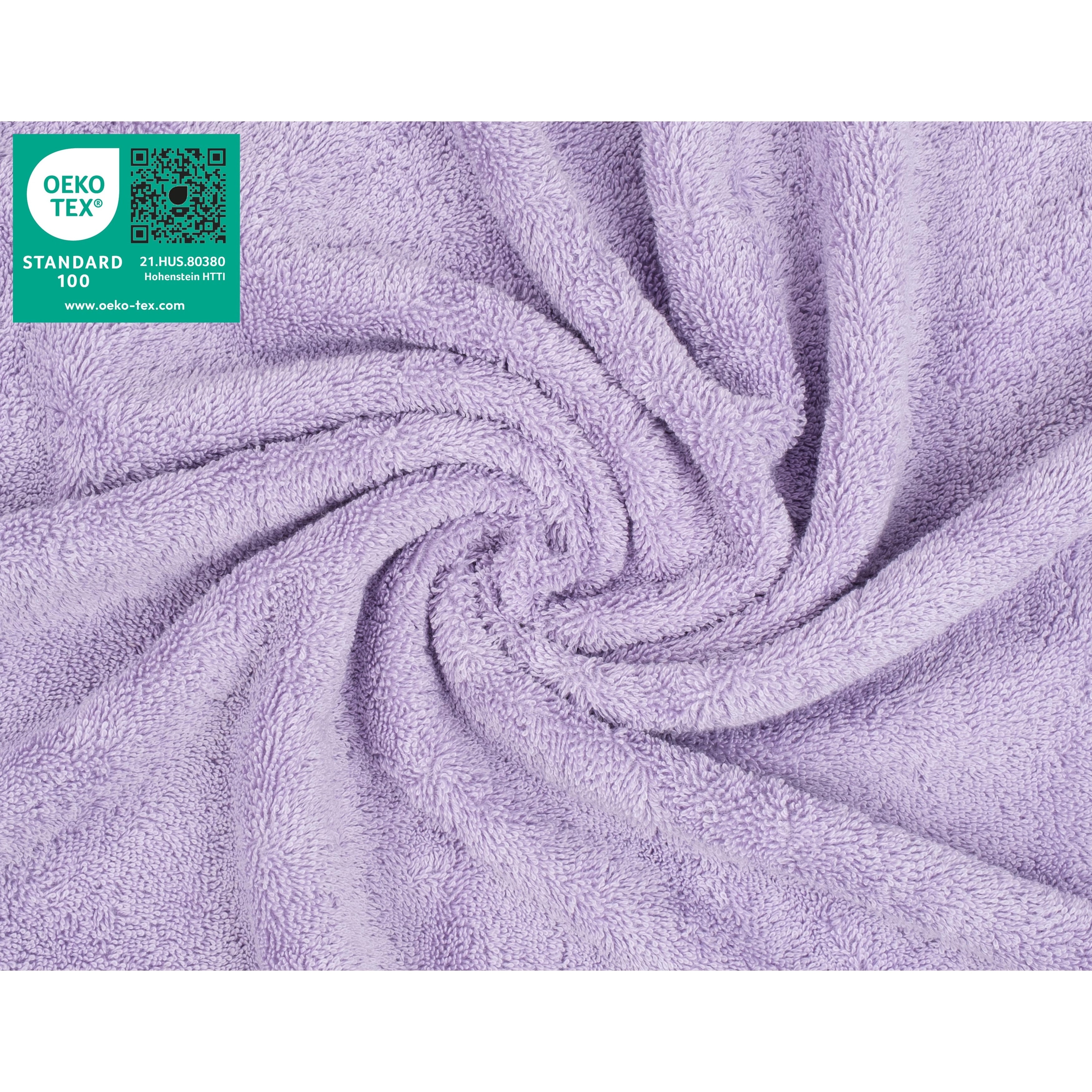 Ensemble de 4 débarbouillettes 100 % coton de qualité supérieure American Soft Linen