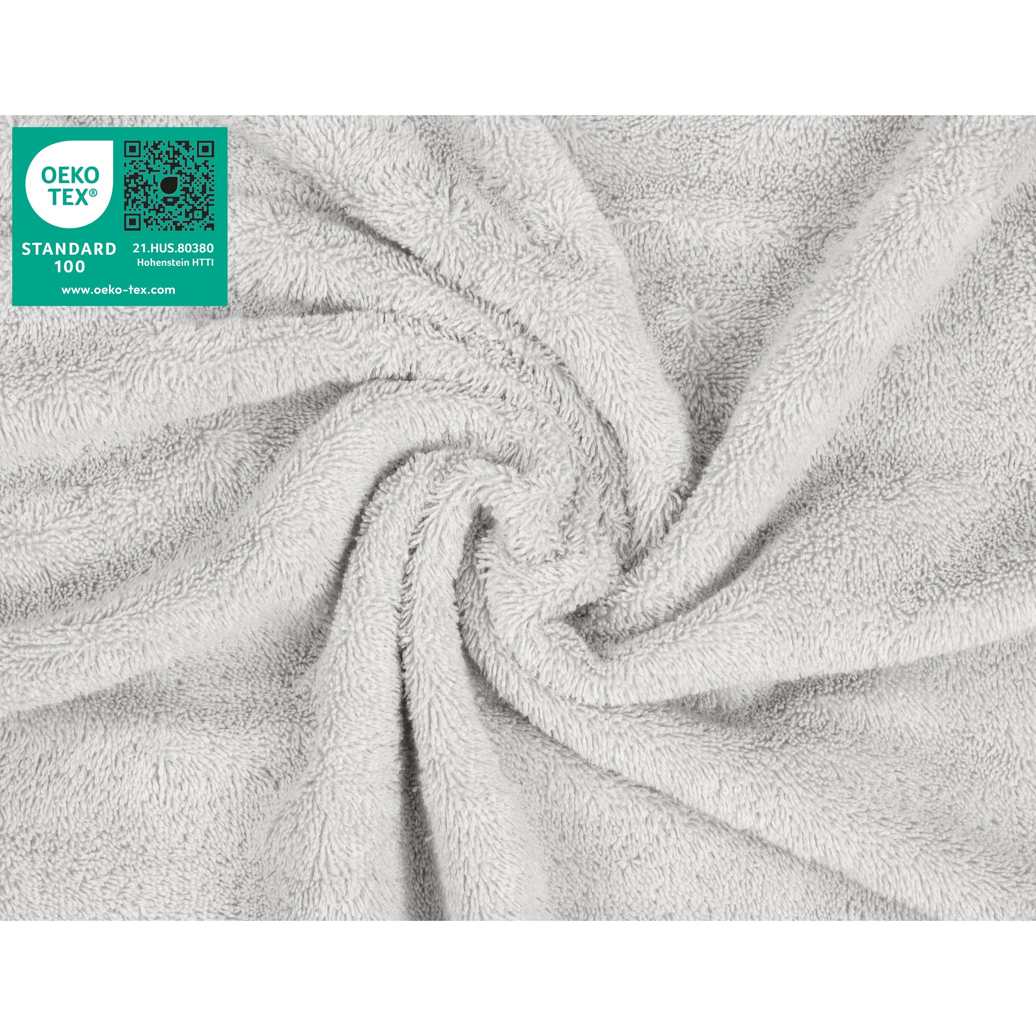 Ensemble de 4 débarbouillettes 100 % coton de qualité supérieure American Soft Linen