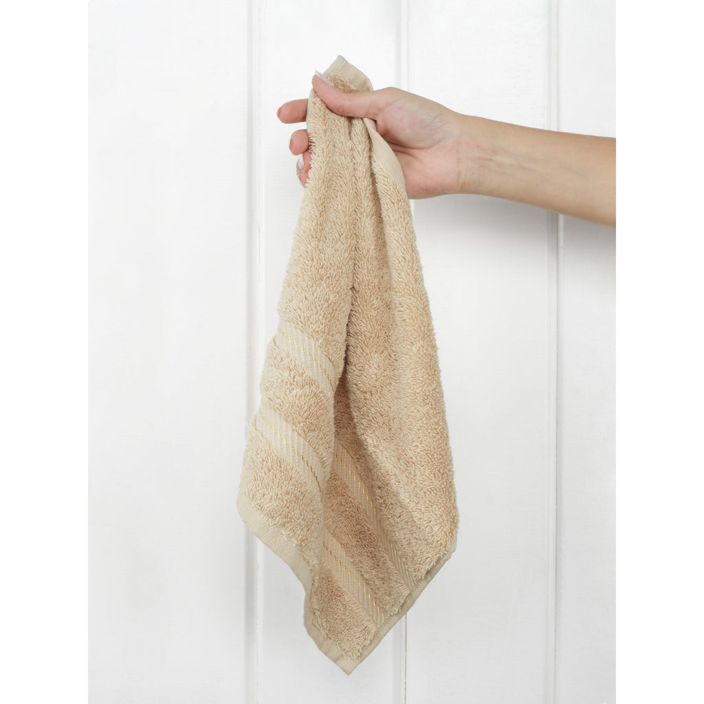 Ensemble de 4 débarbouillettes 100 % coton de qualité supérieure American Soft Linen