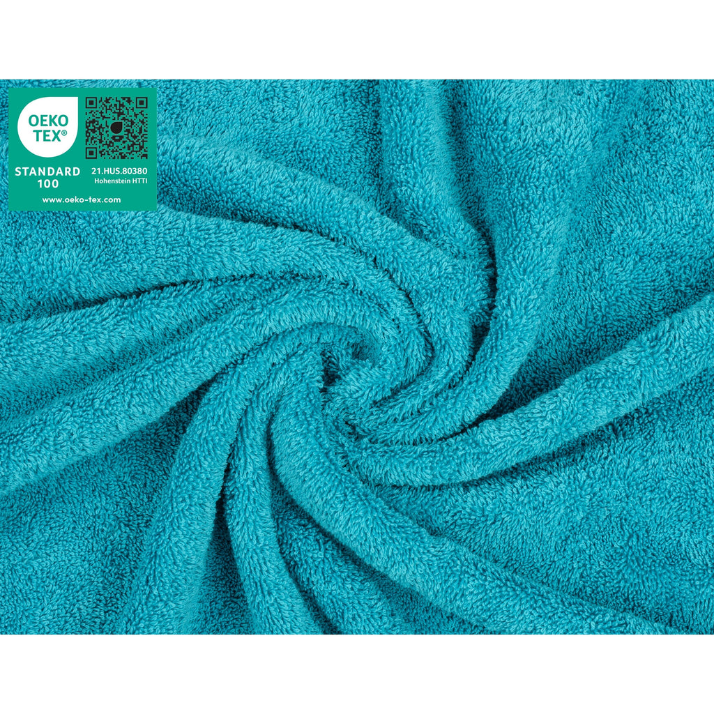 Ensemble de 4 débarbouillettes 100 % coton de qualité supérieure American Soft Linen