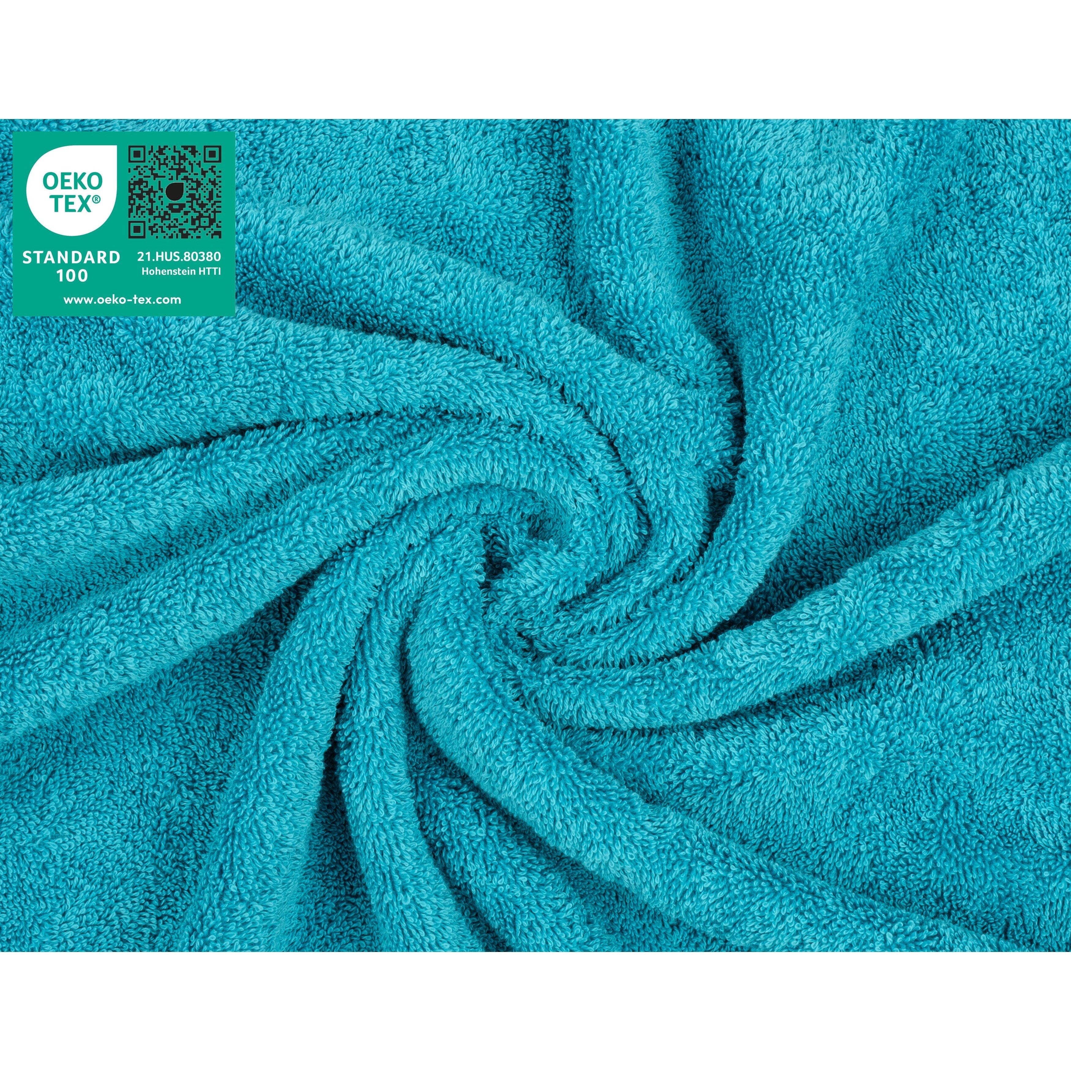 Ensemble de 4 débarbouillettes 100 % coton de qualité supérieure American Soft Linen