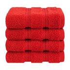 Ensemble de 4 débarbouillettes 100 % coton de qualité supérieure American Soft Linen