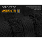 Ensemble de serviettes de bain Salem en lin doux américain, 6 pièces, grandes serviettes de bain 100 % coton, 2 serviettes de bain, 2 essuie-mains et 2 débarbouillettes