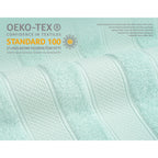 Ensemble de serviettes de bain Salem en lin doux américain, 6 pièces, grandes serviettes de bain 100 % coton, 2 serviettes de bain, 2 essuie-mains et 2 débarbouillettes