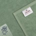 Ensemble de serviettes de bain Salem en lin doux américain, 6 pièces, grandes serviettes de bain 100 % coton, 2 serviettes de bain, 2 essuie-mains et 2 débarbouillettes