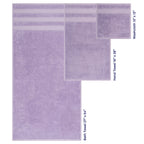 Ensemble de serviettes de bain Salem en lin doux américain, 6 pièces, grandes serviettes de bain 100 % coton, 2 serviettes de bain, 2 essuie-mains et 2 débarbouillettes