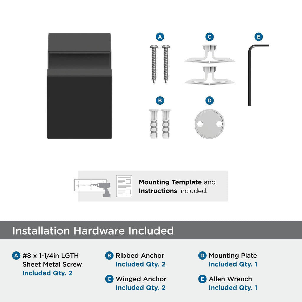 Patère simple contemporaine Amerock Monument