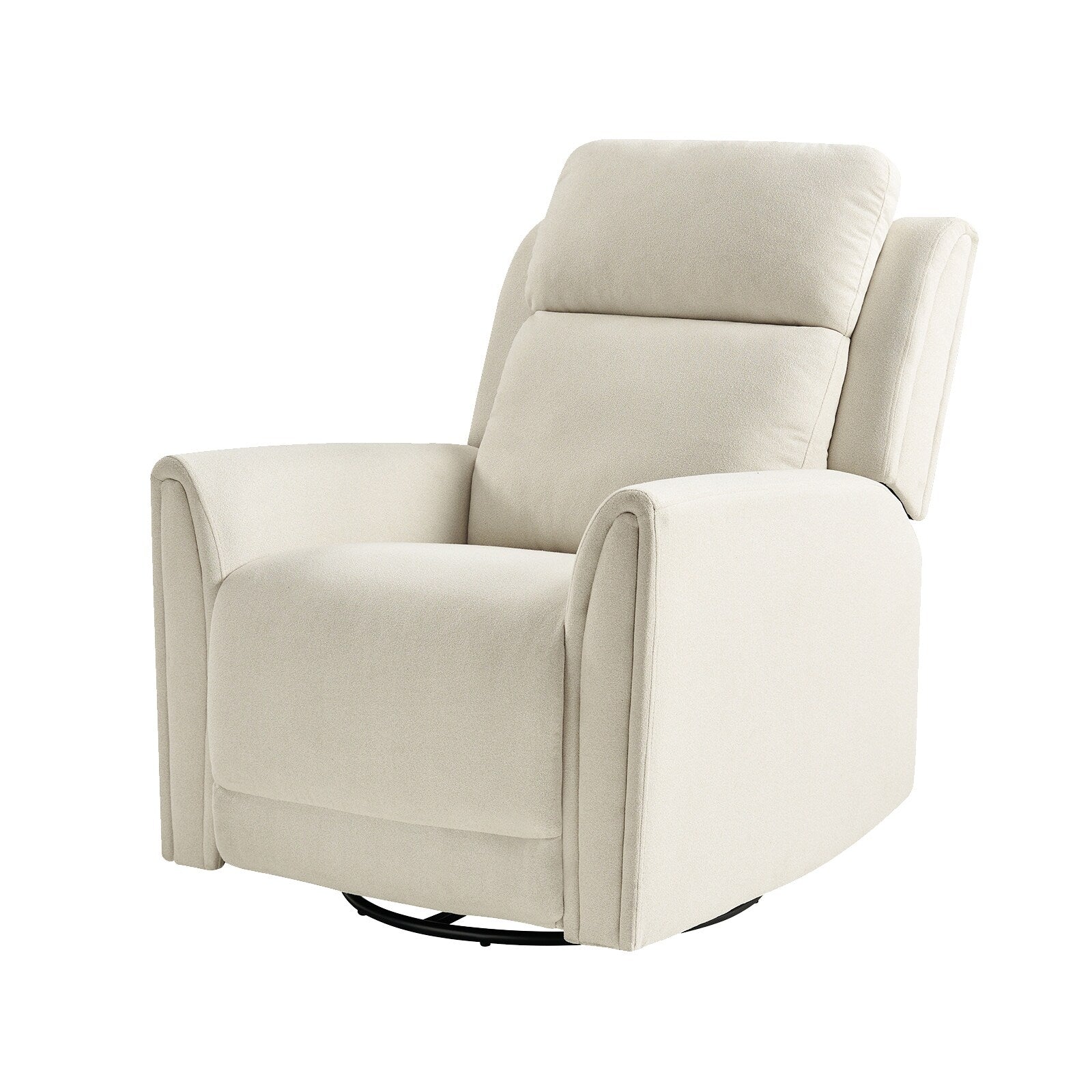 Fauteuil inclinable électrique pivotant et à bascule contemporain Amin avec appui-tête par HULALA HOME