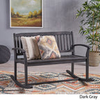 Fauteuil de patio en bois d'acacia Amina par Christopher Knight Home