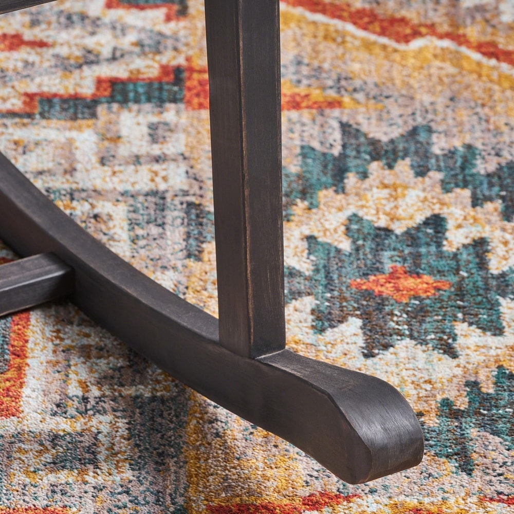 Fauteuil de patio en bois d'acacia Amina par Christopher Knight Home