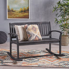 Fauteuil de patio en bois d'acacia Amina par Christopher Knight Home