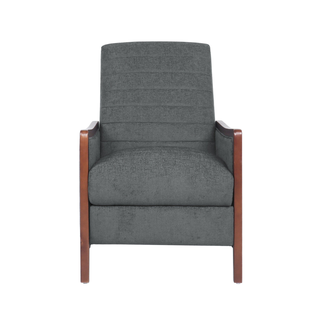 Fauteuil inclinable Anaura Channel Stitch Pushback par Christopher Knight Home