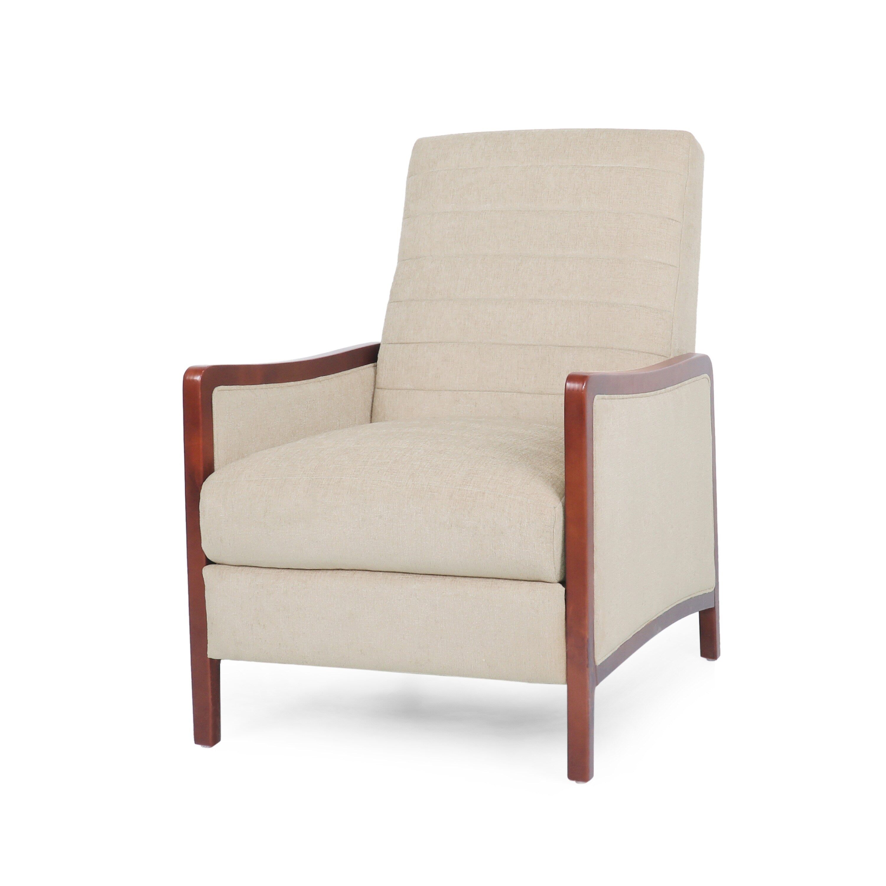 Fauteuil inclinable Anaura Channel Stitch Pushback par Christopher Knight Home